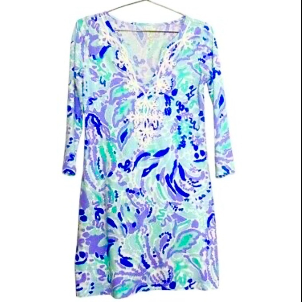 Lilly Pulitzer Embroidered Caftan Dress